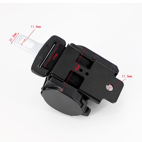 2 point retractable high quality car seat belt waist safety belt  - Image 5