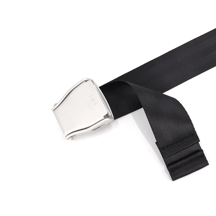 Aluminum aircraft buckle seat belt airplane safety belt 