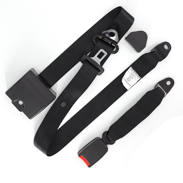 Automatic retraction car 3 point black safety seat belt for school bus 