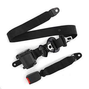 Manufacture of new custom  3 point seat belts e certification