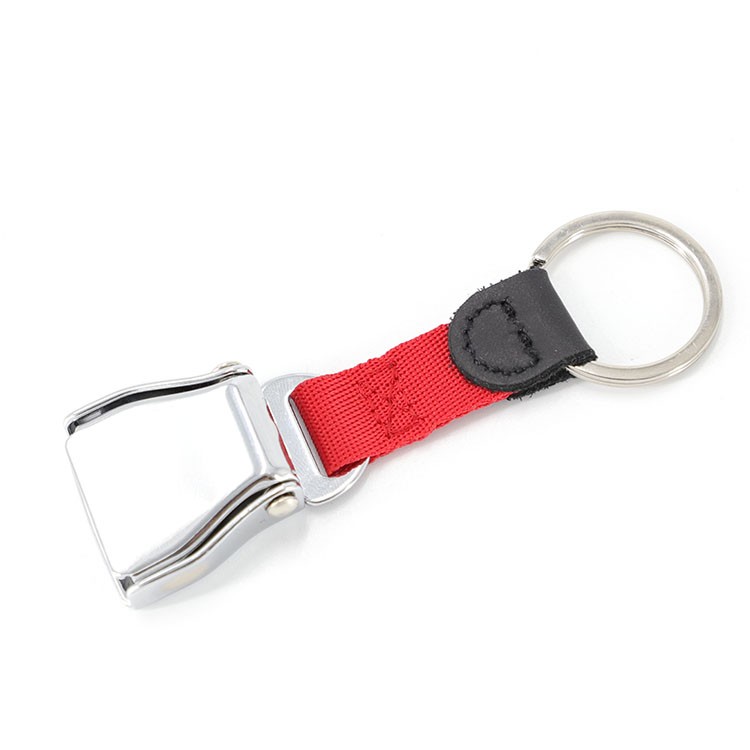 New hot OEM aircraft airplane buckle seat belt keychain 