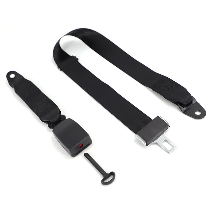 Automatic 2 point amusement equipment seat belt