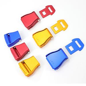 OEM custom color airline buckle for airplane seat belt 