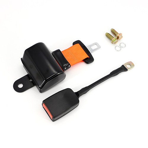 Soft rubber sleeve telescopic automatic locking 2point seat belt