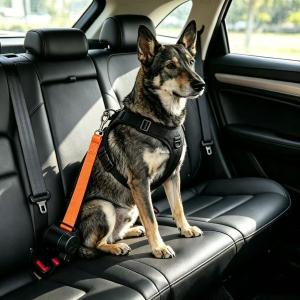 Auto Inertia Lock Retractable Dog Car Seat Belt